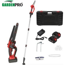 Gardenpro VST9C202 Lityum Akülü Uzatma Aparatlı Budama Testeresi