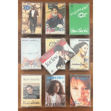 Raks 10 Adet Türkçe Pop Kaset Lotu (Fotoğraftaki Kasetler Gönerilecektir)