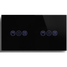 Bseed Çift Panjur Anahtarı Akıllı Duvar Dokunmatik Anahtarı