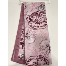 Nisa Çiçekli Şal Pembe