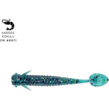 Silikon Kurt Yem - 1g 50MM - Fishack Wormix - 10 Adet - Blue