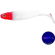 Silikon Balık - 10G 100MM - Fishack Predatorx - Uv Boyalı - Redhead
