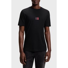 Hugo Logolu % 100 Pamuk Regular Fit Bisiklet Yaka T Shirt Erkek T Shirt 50553124 001
