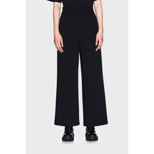 Armani Exchange Pamuklu Regular Fit Yüksek Bel Geniş Paça Pantolon Bayan Pantolon XW001830 AF10818 UC001