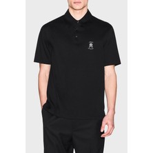 Armani Exchange Pamuklu Regular Fit Logolu Düğmeli Polo Erkek Polo XM002209 AF10364 UC001