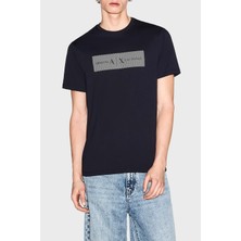 Armani Exchange Pamuklu Regular Fit Logolu Bisiklet Yaka T Shirt Erkek T Shirt XM002472 AF10356 UB101