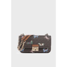 Michael Kors Desenli Ayarlanabilir Zincir Askılı Çanta 30R6G2RL5U252 Bayan Çanta 30R6G2RL5U 252