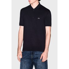 Armani Exchange Regular Fit Logolu Fermuarlı Polo Erkek Polo XM002372 AF21936 UB101
