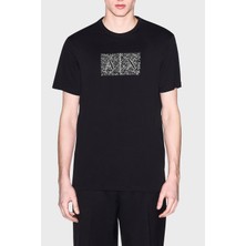 Armani Exchange Pamuklu Regular Fit Logolu Bisiklet Yaka T Shirt Erkek T Shirt XM002784 AF10356 UC001