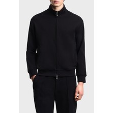 Emporio Armani Pamuklu Regular Fit Logo Detaylı Dik Yaka Sweat Erkek Sweat EM005222 AF10013 UC001