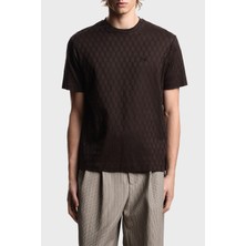 Emporio Armani Pamuklu Regular Fit Logolu Bisiklet Yaka T Shirt Erkek T Shirt EM005699 AF25298 U6139