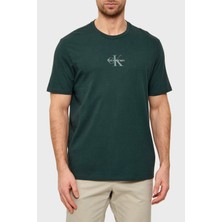 Calvin Klein Pamuklu Regular Fit Logolu Bisiklet Yaka T Shirt LV04RB866GPZM Erkek T Shirt LV04RB866G Pzm