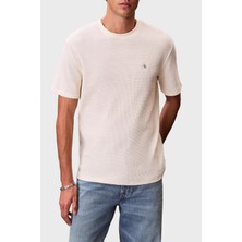 Calvin Klein Pamuklu Regular Fit Logolu Bisiklet Yaka T Shirt LV04RD008GF7J Erkek T Shirt LV04RD008G F7J