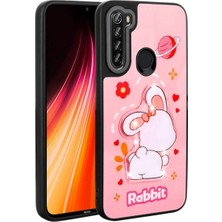 Xiaomi Redmi Note 8 Uyumlu Kılıf Parlayan Kabartmalı Ikonik Figürlü Zore Amas Silikon Kapak