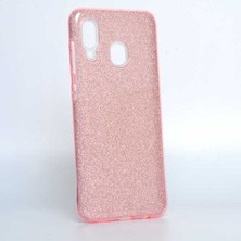 Samsung Galaxy A20 Uyumlu Kılıf Zore Shining Silikon