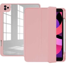 Apple iPad Pro 11 2021 (3.nesil) Uyumlu Kılıf Zore Nort Arkası Şeffaf Standlı Kılıf