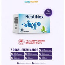 Restinox RESTİNOX 30 Kapsül | Doğal Uyku Desteği | Valerian(Kediotu) Passiflora Melisa B12 D3 K2 | Uyku Düzenleyici