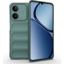 Realme C63 Uyumlu Kılıf Esnek Tpu Oyuklu Arka Yüzey Tasarımlı Zore Etnik Silikon Kapak