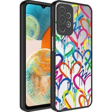 Samsung Galaxy A23 Uyumlu Kılıf Aynalı Desenli Kamera Korumalı Parlak Zore Mirror Kapak