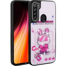 Xiaomi Redmi Note 8 Uyumlu Kılıf Parlayan Kabartmalı Ikonik Figürlü Zore Amas Silikon Kapak