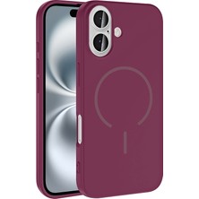 Apple iPhone 16 Uyumlu Kılıf M-Safe Şarj Özellikli Zore Meta Kapak