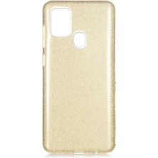 Samsung Galaxy A21S Uyumlu Kılıf Zore Shining Silikon