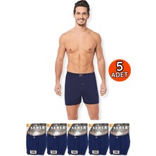 Seher Yıldızı 0008 Seher Erkek Düz Boxer 5li Lacivert