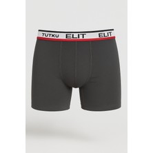 Tutku Elit 1252 Elit Erkek Modal Spor Boxer 6lı Füme