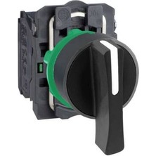 Schneider Electric XB5AJ33 Harmony Xb5 Uzun Mandal Buton Ø22 3 Konumlu Sabit 2 Na Siyah