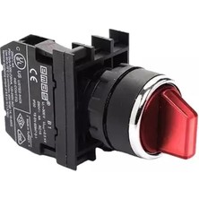 Emas B Serisi Plastik 1no 0-I 60° 22 mm Işıklı Buton B100SL20K