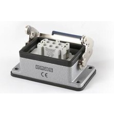 Emas Ebm Serisi Metal 6 Kontak Makine Tipi Priz 16 A Alttan Girişli 1 Metal Mandallı EBM06PM46