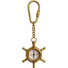 Tekinhediyelik Pirinç Dümenli Anahtarlık 2104B