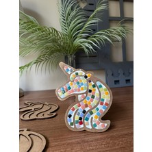 Gizdizayn Zürafa Figürlü Mozaik Ahşap Sanat Seti. Anne Çocuk Yetişkin Eğitici Kendin Yap Oyun Aktivite Seti.