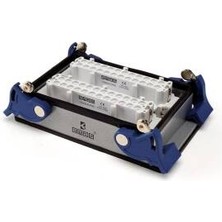 Emas Metal 48 Kontak Makine Tipi Priz 16A Alttan Girişli 4 Mandallı Çok Kontaklı EBM48PM44