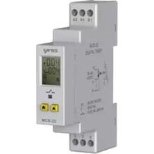 Entes M4083 Mcb-25 LCD Çok Fonksiyonlu 24-240VAC/DC Dın I Zaman Rölesi Çekme-Bırakma Gecikmeli