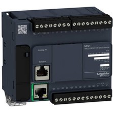 Schneider Electric TM221CE24T Modicon M221 Plc Kompakt Tip Ethernetli 24 V Dc 14 /10 T 2 x 0-10V / - 1 x RS485