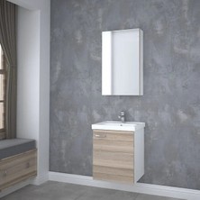 Denko Terra 50 cm Alize Banyo Dolabı Takımı