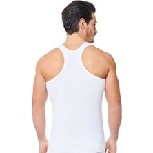 Seher Yıldızı 0058 Seher Erkek Ribana Spor Atlet 6lı Paket Beyaz