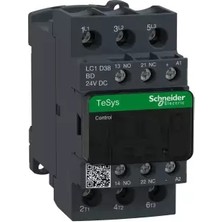 Schneider Electric LC1D38BD Tesys Deca Kontaktör 3 Kutup 38A Ac3 24VDC