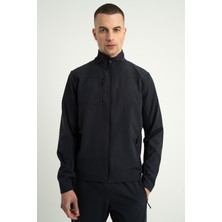 Airlife Professional Sr1 Vogue-26 Erkek Tam Boy Fermuarlı Ceket Lacivert