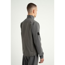 Airlife Professional Sr1 Vogue-26 Erkek Tam Boy Fermuarlı Ceket Gri