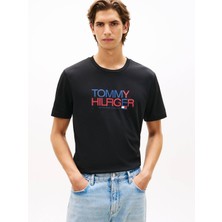 Tommy Hilfiger MW0MW42369BDS Brand Love Big Text Erkek Tişört