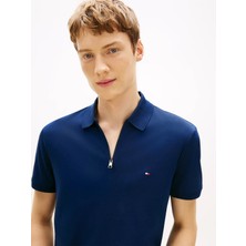 Tommy Hilfiger MW0MW42758DCC Interlock Zip Reg Erkek Polo Tişört