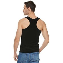 Tutku Elit 1304 Elit Erkek Elastan Spor Atlet 6lı Paket Siyah