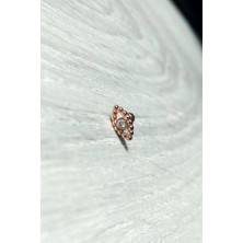 Spossy Silver Jewelry Göz Piercing Küpe