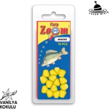 Fishack Yüzen Silikon Mısır Yem - Yüzen Sazan Mısırı - Midi - 10 Adet - Vanilya Kokulu