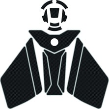 Grippatch Cf Moto 450 Sr (2023-2024) Uyumlu Ultimate 6d Karbon 15 Parça Tank Pad Seti GC16