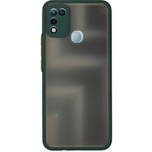  Infinix Hot 10 Play Kılıf Montreal Silikon Kapak - Yeşil Nemere