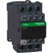 Schneider Electric LC1D25BD Tesys Deca Kontaktör 3 Kutup 25A Ac3 24VDC