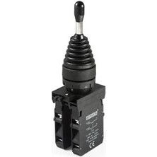 Emas Cp Serisi Plastik 2no+2no Joystick Kalıcı 4 Pozisyonlu 22 mm Buton CP707DJ40